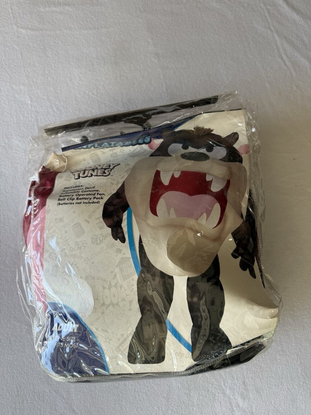 Tasmanian Devil Looney Tunes Inflatable Adult Halloween Costume Taz